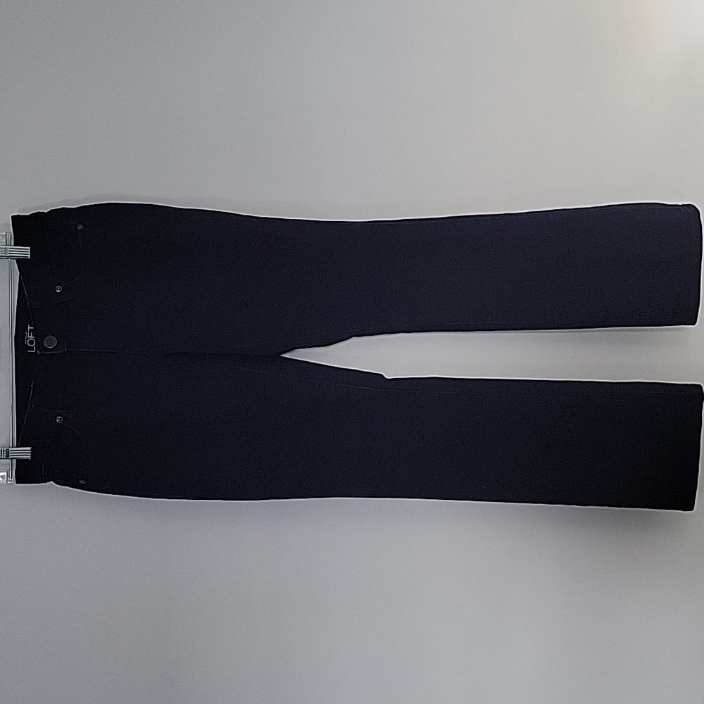 LOFT Curvy Sexy Boot Dark Jeans, Size 27/4